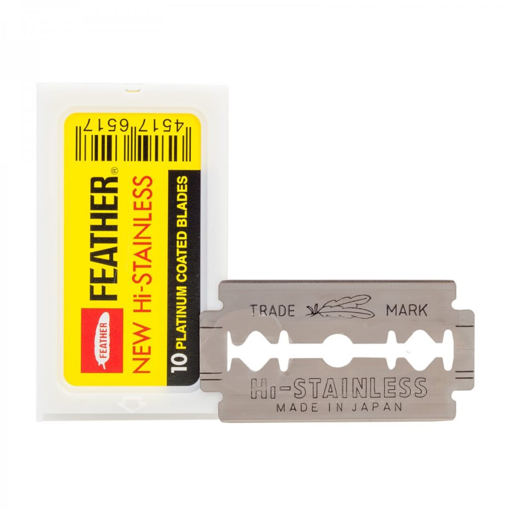 Feather Dubbelrakblad 10-pack